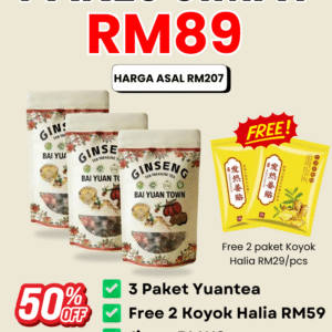 PAKEJ JIMAT 3 PAKET